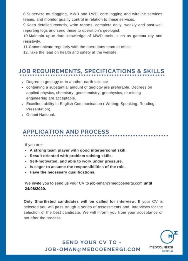 شركة ميدكو إينرجي للنفط والغاز - وظيفة شاغرة 3 Ef2TOCnWAAE6vzf
