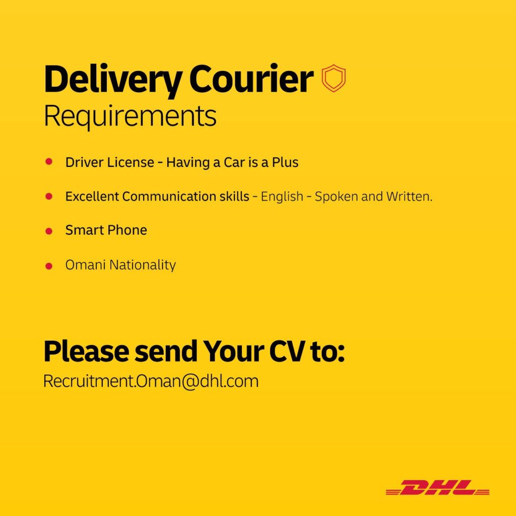 شركة دي اتش ال DHL لديها وظيفة شاغرة 2 EfTNuRKWsAIzqgV