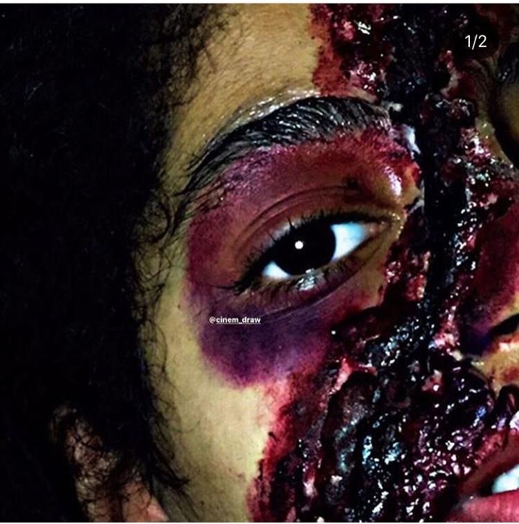 هبة السعيدية ٠٠ موهبة في فن المكياج السينمائي 2 IMG 20200830 WA0005